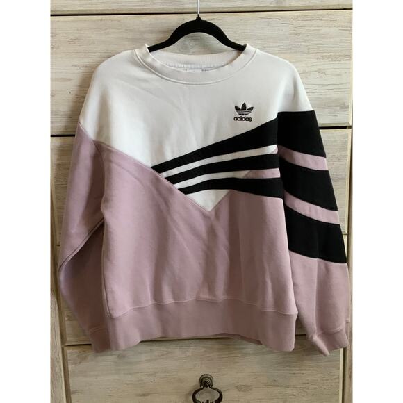 Adidas Retro 90s Style Crew Neck Sweater - Size Small - Picture 2 of 5